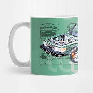 SAAB 900 TURBO Mug